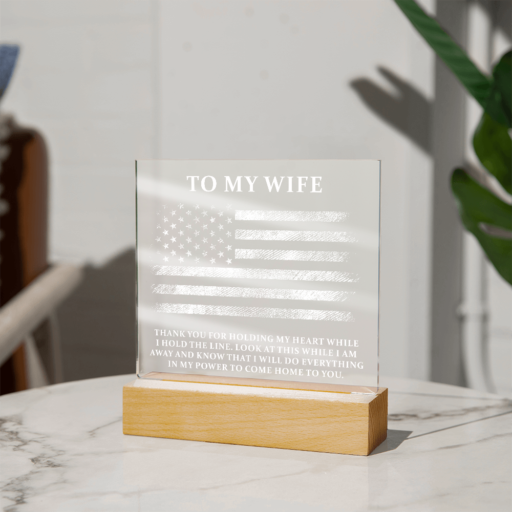 Acrylic Square Plaque - Son Graduation