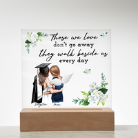 Acrylic Square Plaque - Memorial