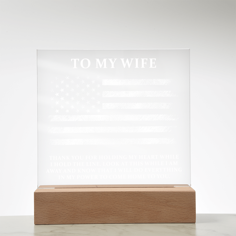 Acrylic Square Plaque - Son Graduation