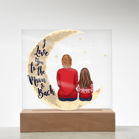 Personalized Acrylic Square Plaque for Grandma / Nana - Mother's Day Gift