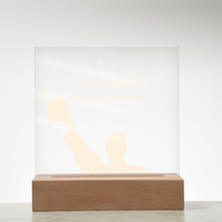 Acrylic Square Plaque - Congratulations On Your Graduation