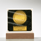Acrylic Square Plaque – World's Best Mother - in - Law Gift - TreasuredTale