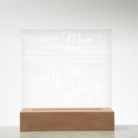 Acrylic Square Plaque – Always Your Little One Mom Gift - TreasuredTale