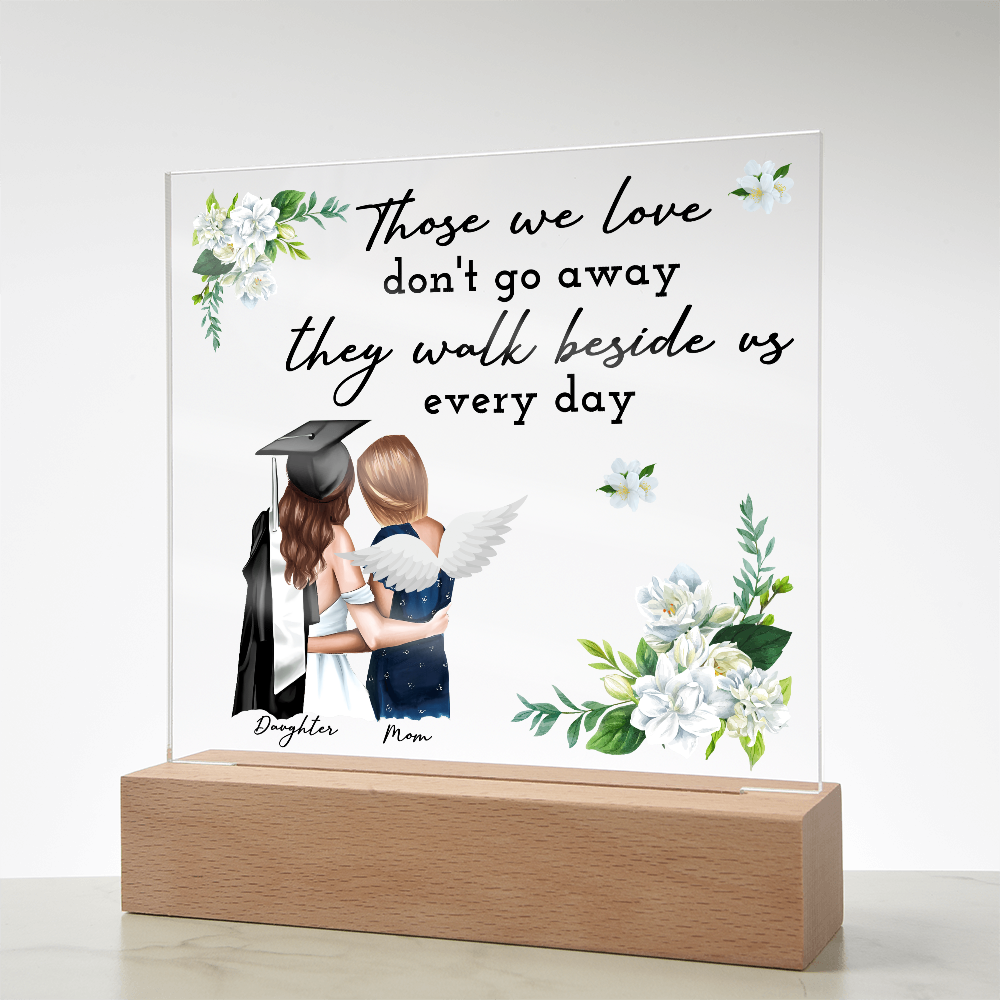 Acrylic Square Plaque - Memorial