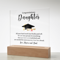Acrylic Square Plaque - Gradation Daughter