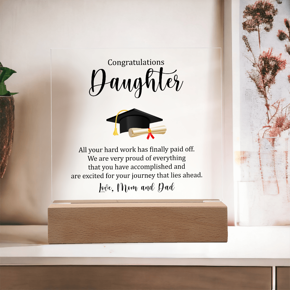 Acrylic Square Plaque - Gradation Daughter