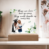 Acrylic Square Plaque - Memorial