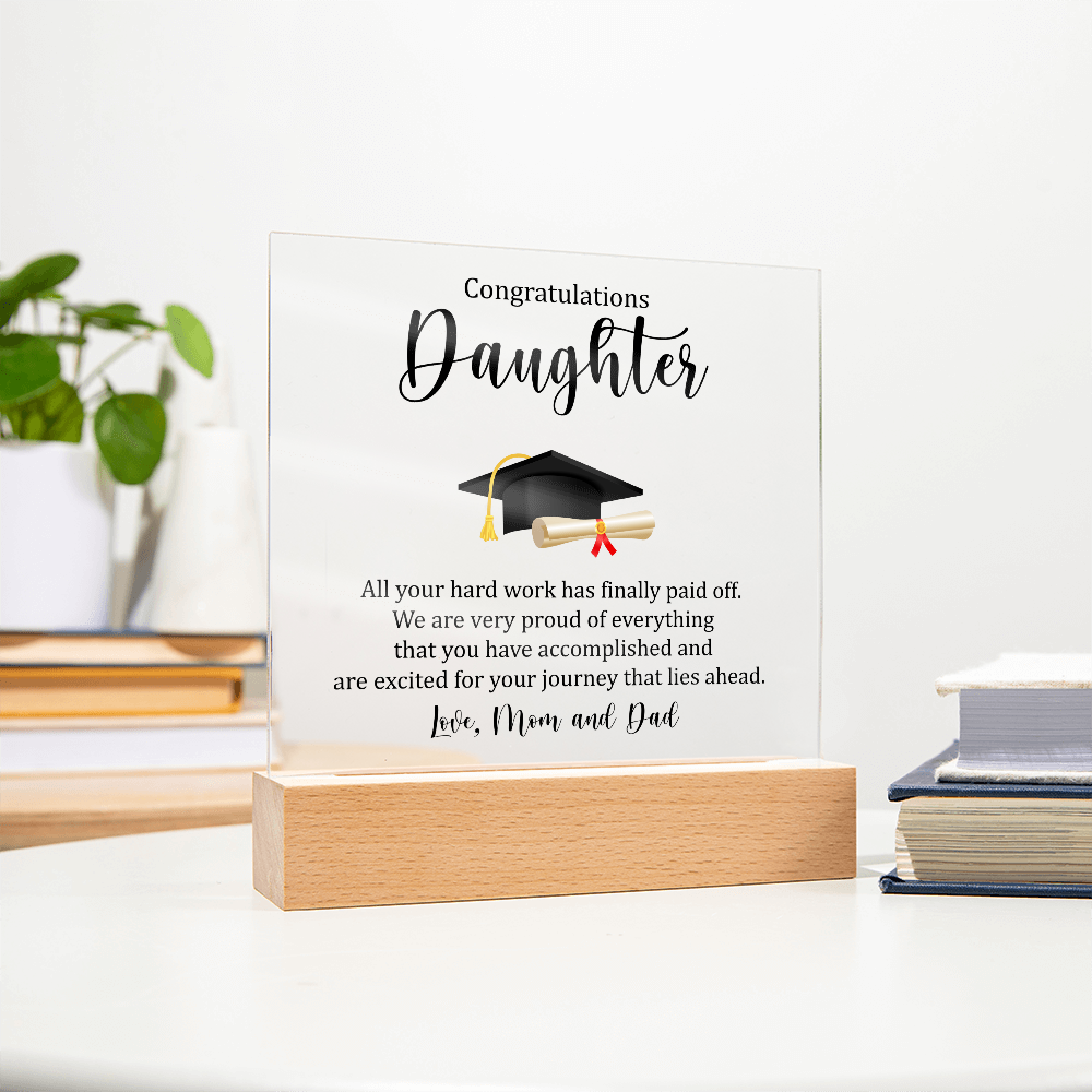 Acrylic Square Plaque - Gradation Daughter