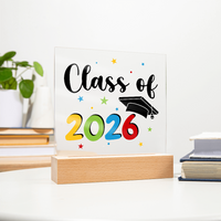 Acrylic Square Plaque - Class of 2026