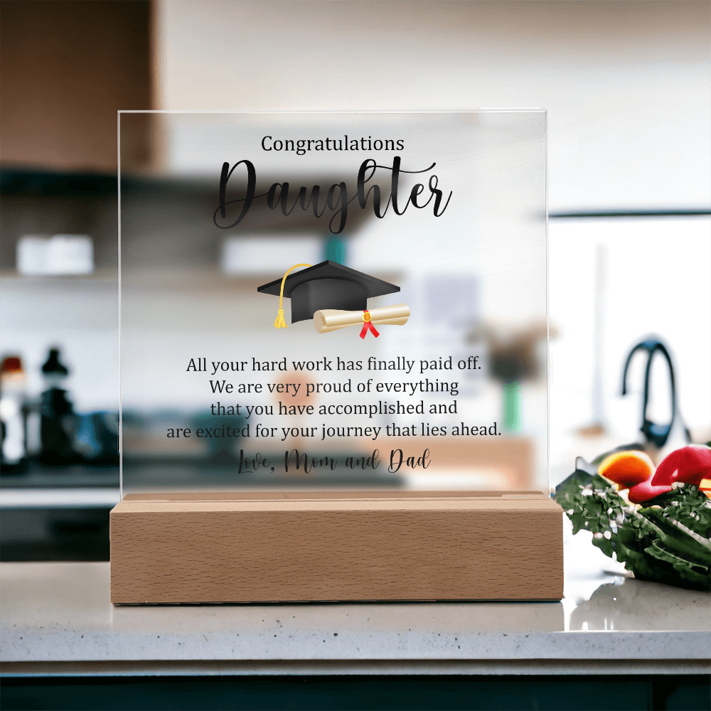 Acrylic Square Plaque - Gradation Daughter