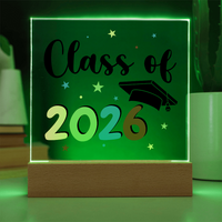 Acrylic Square Plaque - Class of 2026