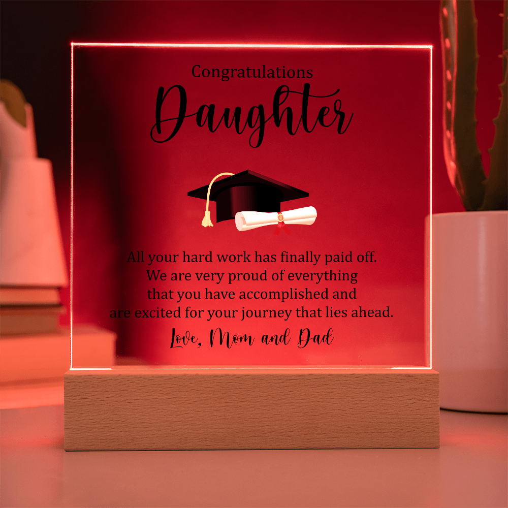 Acrylic Square Plaque - Gradation Daughter
