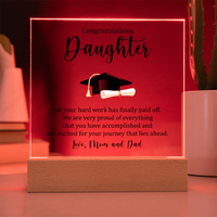 Acrylic Square Plaque - Gradation Daughter