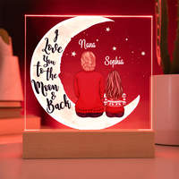 Personalized Acrylic Square Plaque for Grandma / Nana - Mother's Day Gift