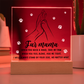 Acrylic Square Plaque – Fur Mama Gift of Love