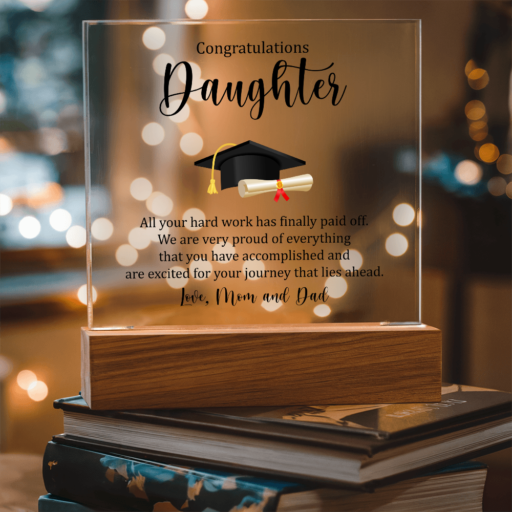 Acrylic Square Plaque - Gradation Daughter
