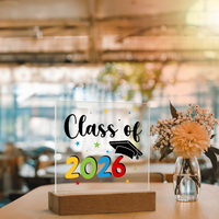 Acrylic Square Plaque - Class of 2026