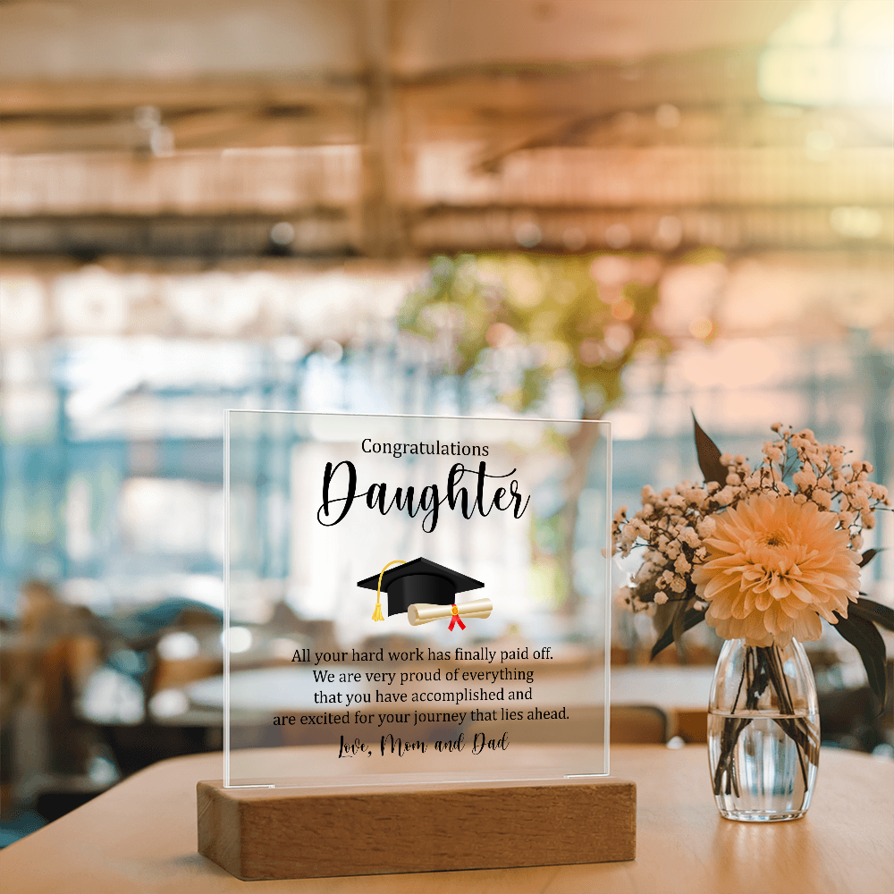 Acrylic Square Plaque - Gradation Daughter