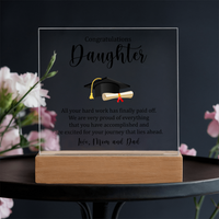 Acrylic Square Plaque - Gradation Daughter
