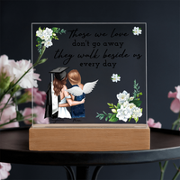 Acrylic Square Plaque - Memorial