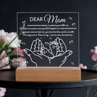 Acrylic Square Plaque – Always Your Little One Mom Gift - TreasuredTale