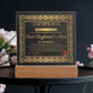 Acrylic Square Plaque – Best Boyfriend's Mom Gift - TreasuredTale