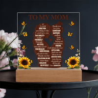Acrylic Plaque – To My Mom from Daughter - TreasuredTale