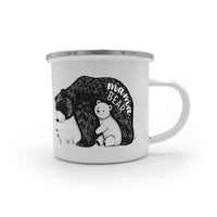 12oz Enamel Camping Mug for Mom - Mother's Day Gift - Mama Bear