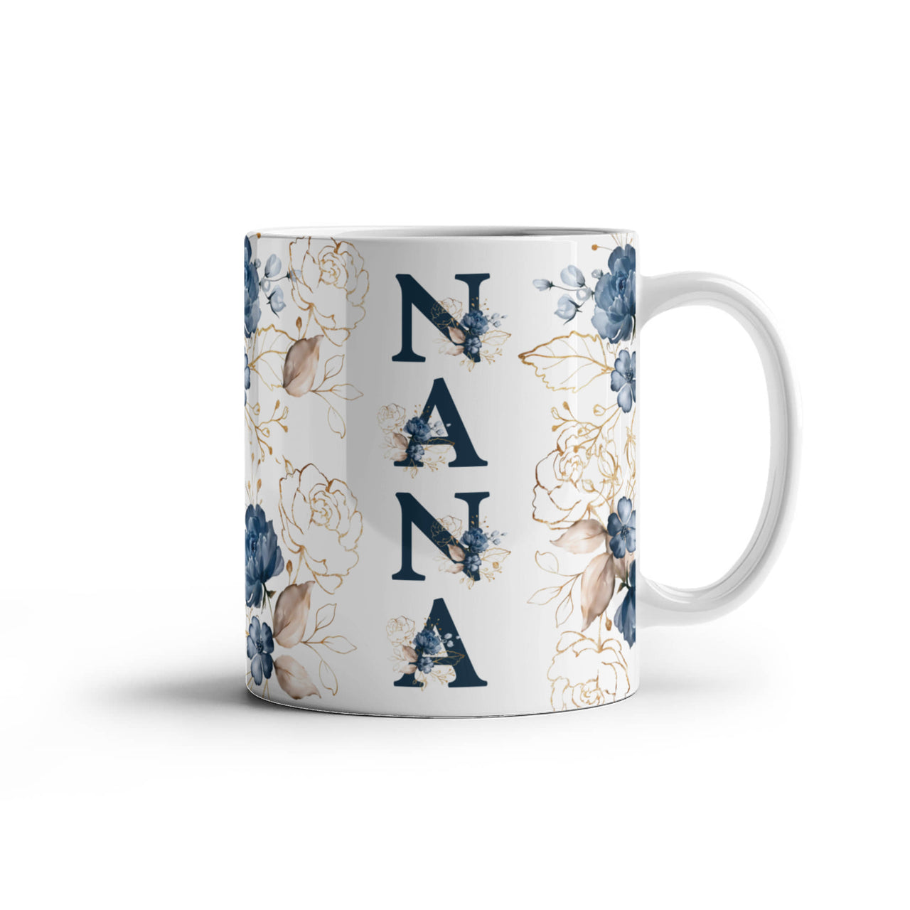 White Ceramic Mug for Grandma - Mother's Day Gift - Nana