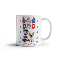 White Ceramic Mug 11 oz & 15 oz - Dog Dad