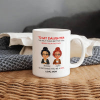 Personalized Mug for Daughter Becoming Mother from Mom - TreasuredTale