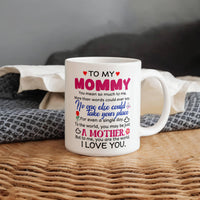 Personalized White Ceramic Photo Mug for Mom - Mother's Day Gift - To My Mommy