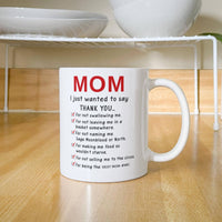 Funny Best Mom Ever Mug – Hilarious Thank You Gift - TreasuredTale