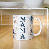 White Ceramic Mug for Grandma - Mother's Day Gift - Nana