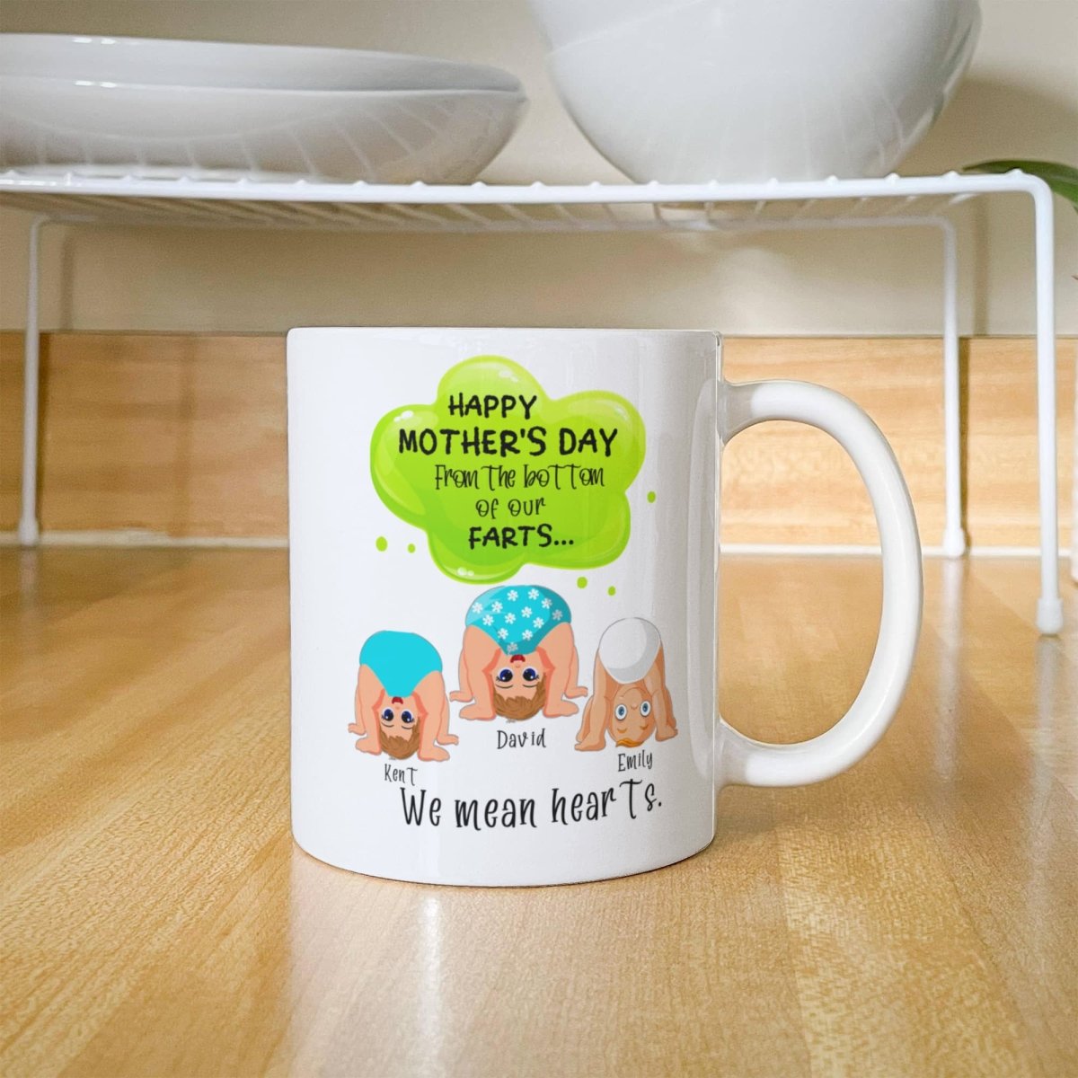 Personalized Funny Mother's Day Mug from Kids - TreasuredTale