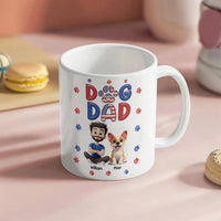 White Ceramic Mug 11 oz & 15 oz - Dog Dad