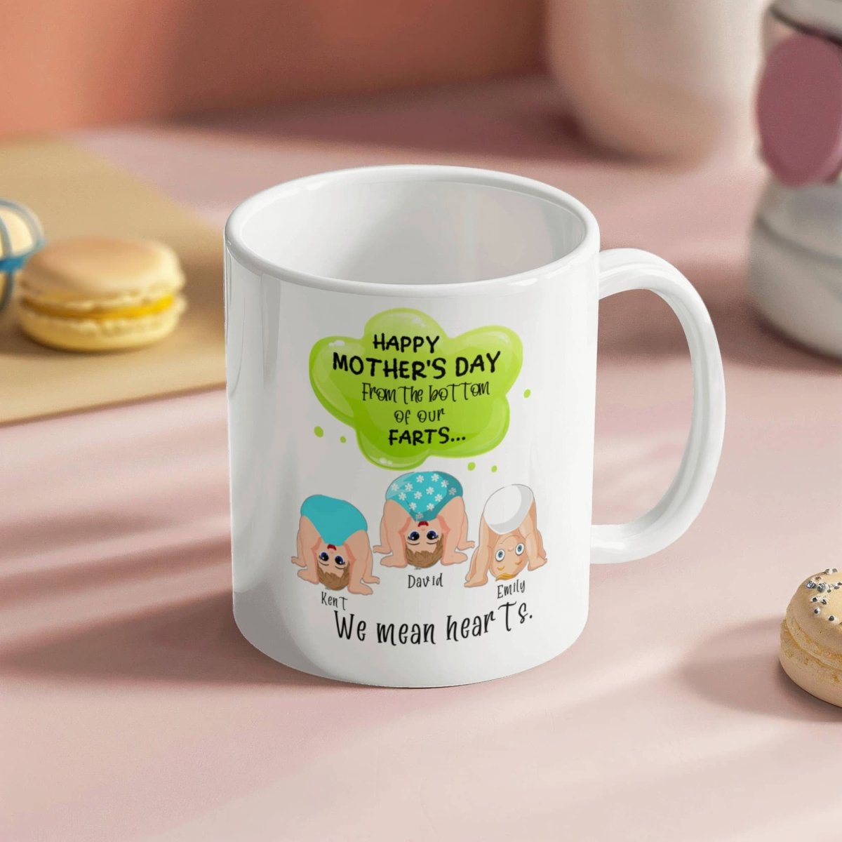 Personalized Funny Mother's Day Mug from Kids - TreasuredTale