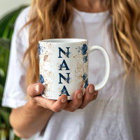 White Ceramic Mug for Grandma - Mother's Day Gift - Nana