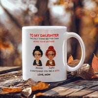 Personalized Mug for Daughter Becoming Mother from Mom - TreasuredTale
