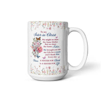 White Ceramic Mug - Sister in Christ