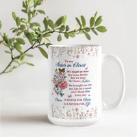 White Ceramic Mug - Sister in Christ