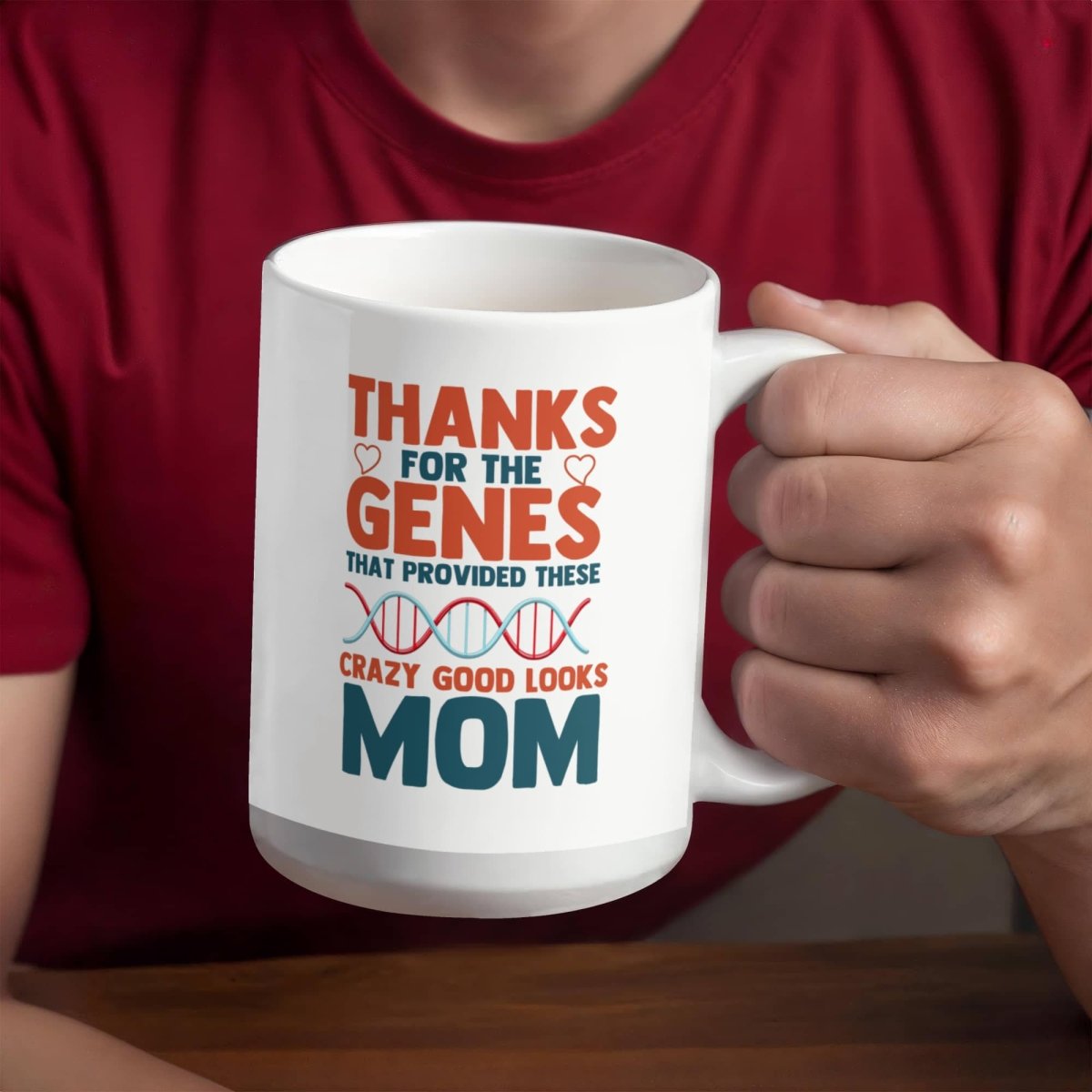 Crazy Good Looks Mug – Personalized Funny Mom Gift - TreasuredTale