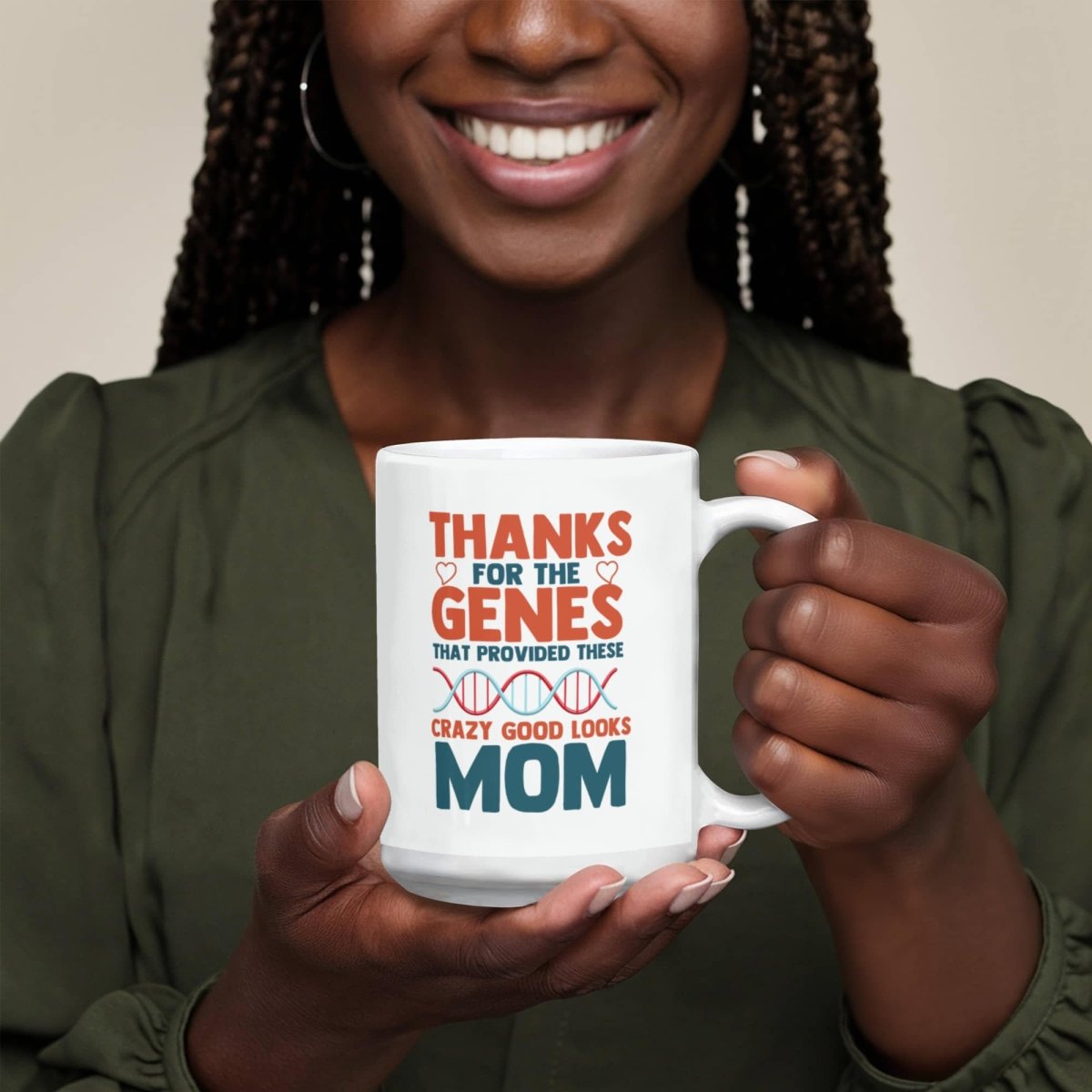 Crazy Good Looks Mug – Personalized Funny Mom Gift - TreasuredTale