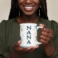 White Ceramic Mug for Grandma - Mother's Day Gift - Nana