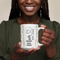 Personalized White Ceramic Mug for Mom - Mother's Day Gift - Mom EST.