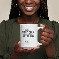 White Ceramic Mug - I'm the Oldest Child