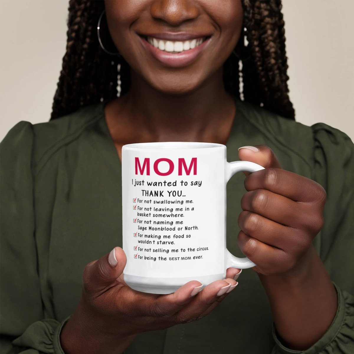 Funny Best Mom Ever Mug – Hilarious Thank You Gift - TreasuredTale
