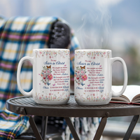 White Ceramic Mug - Sister in Christ