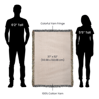 Photo Heirloom Woven Blanket (Portrait) - Graduation personalized