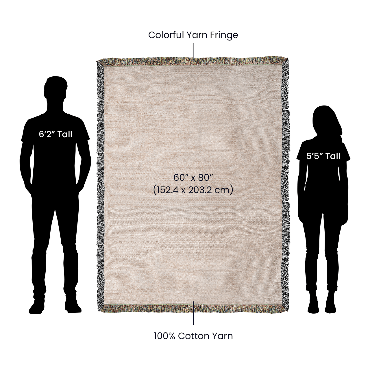 Photo Heirloom Woven Blanket (Portrait) - Graduation personalized